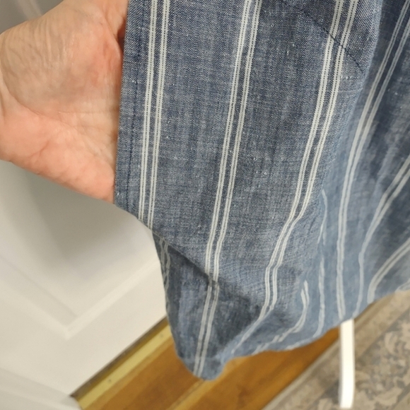 J. Crew Chambray Off the Shoulder Dress Size XXL - Picture 4 of 7